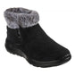 Skechers ON-THE-GO JOY FIRST GLANCE Women's Winter Boots in Suede Leather with Fur, Black (144041-BKGY) In preparation Your Sports Performance