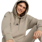 Men's adidas Essentials Feelcozy Hoodie Beige KF2361