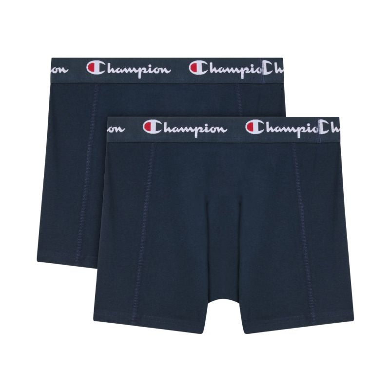 Champion Men's Boxer Shorts 2 Pack Navy Blue U20001 BS501 In preparation Your Sports Performance