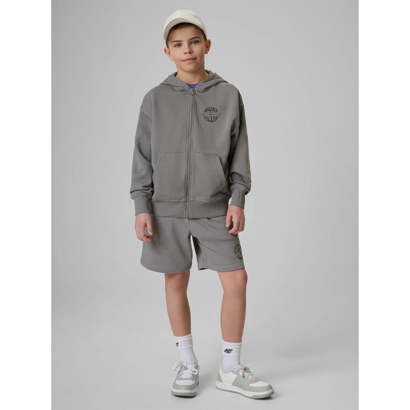 Boy's loose hooded sweatshirt 4F 4FJRSS26TSWSM2934-25S