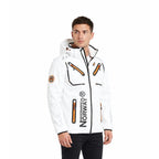Men’s Softshell Jacket Geographical Norway RAINBOW MEN WHITE QUES 056 SIZE XL (WU1270H/GN-WHITE)