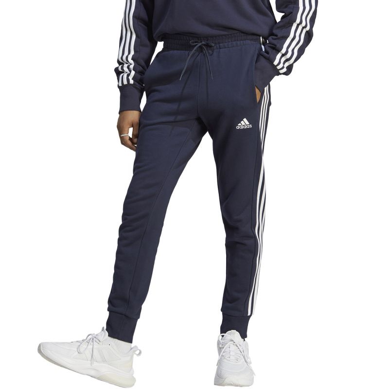 adidas Essentials French Terry Tapered Cuff 3-Stripes M IC9406 pants Clothing/Lifestyle/Trousers, shorts Adidas