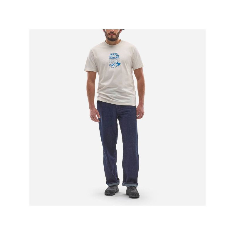 MILLET Men's T-Shirt Cdg Chamonix Logo Ts Ss M Beige