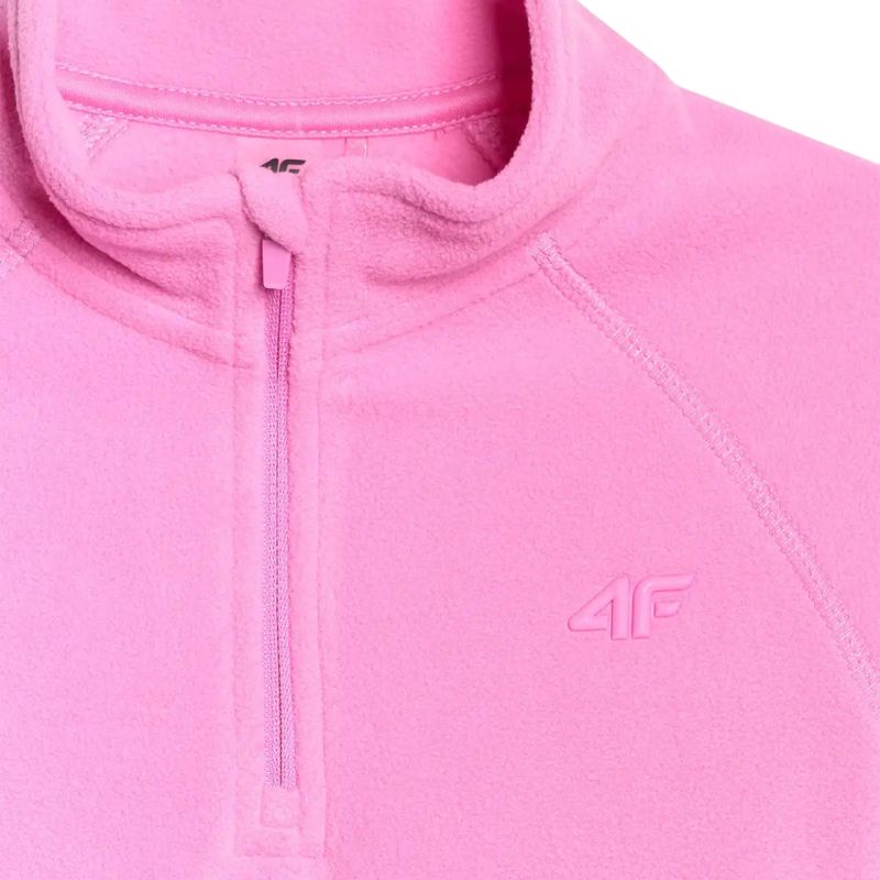 Fleece sweatshirt for girls 4F F060 fuchsia 4FJWAW25UFLEF060 55S 4f