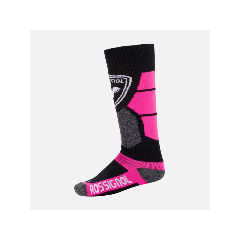ROSSIGNOL L3 Jr Premium Wool Ski Socks Pink Rossignol