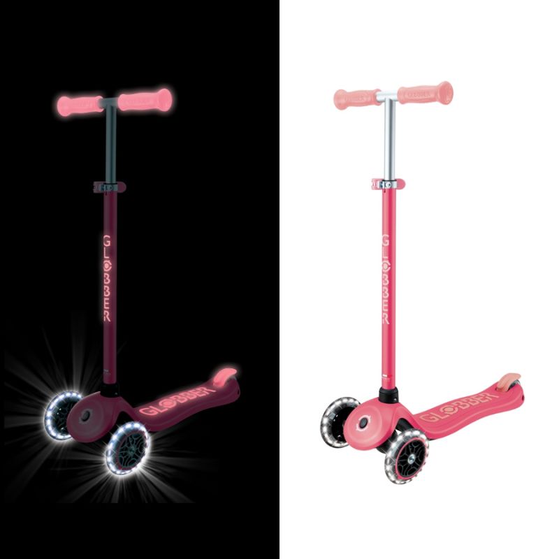 PRIMO PLUS GLOW LIGHTS Scooter - Coral Pink (443-110) To be categorized Your Sports Performance