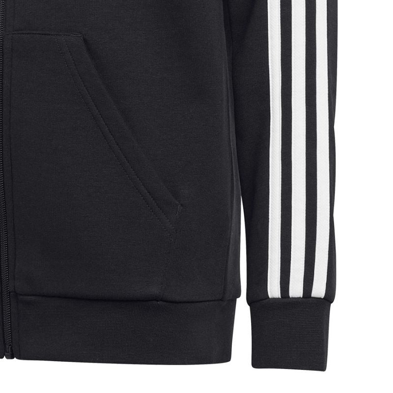 Sweatshirt adidas 3 Stripes FL Full-Zip Hoody Jr. HR6331 Clothing/Lifestyle Adidas