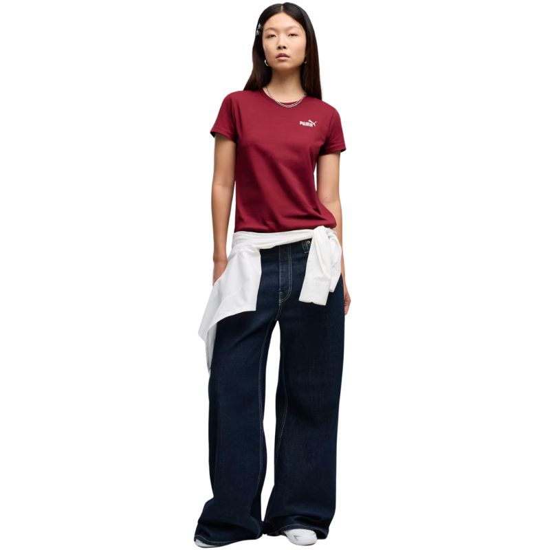 Puma Women's ESS Small No. 1 Logo Tee(s) Brown 682373 23