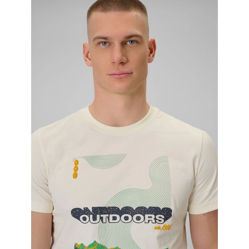 Men's regular printed T-shirt 4F 4FRAW25TTSHM3378-11S 4f