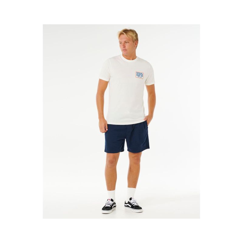 RIP CURL Pacific Rinse Sunrise Tee Men's White