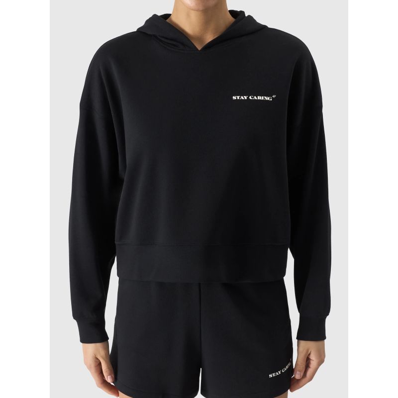 Women's sweatshirt with hood, open, 4F 4FWSS24TSWSF1003-20S *Kategoria tymczasowa Your Sports Performance