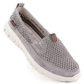 Women's leather openwork shoes gray eVento 9802 To be categorized Your Sports Performance