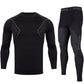 Alpinus Active Base Layer Set thermoactive underwear black and gray M GT43257 Clothing/Ski/Alpinus Your Sports Performance