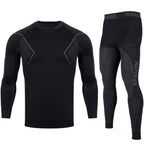 Alpinus Active Base Layer Set thermoactive underwear black and gray M GT43257 Clothing/Ski/Alpinus Your Sports Performance