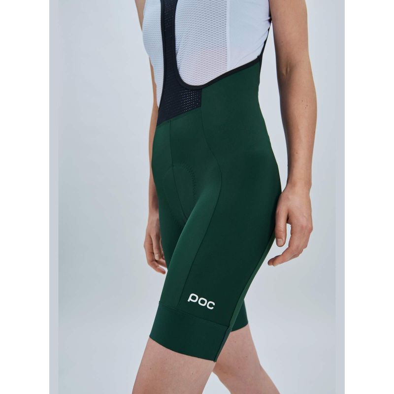 POC W's Cadence Bib Shorts Women's Cycling Bib Shorts, Green