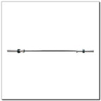 Olympic neck HMS LOCK JAW BLACK 183 cm GO320 Accessories/Training equipment Your Sports Performance