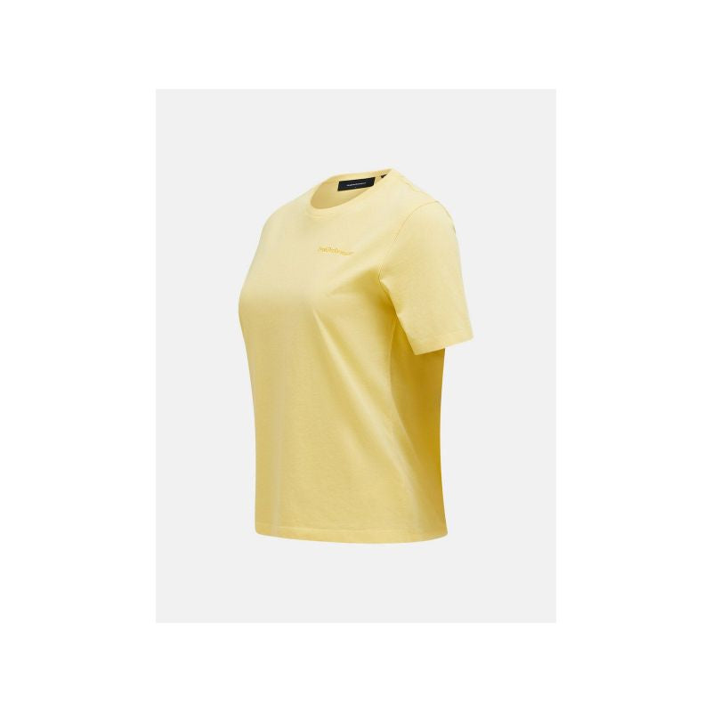 PEAK PERFORMANCE Original Small Logo Tee Women yellow