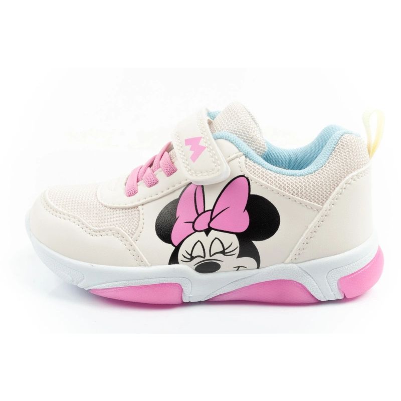 Leomil children's sports shoes sneakers Minnie Mouse with Velcro LED Leomil