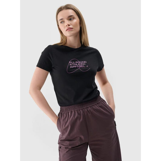 Women's slim T-shirt with print 4F 4FRSS24TTSHF2499-20S *Kategoria tymczasowa Your Sports Performance