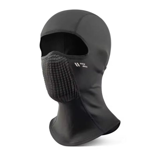Rockbros LF25699 Fleece Bicycle Balaclava - Black Rockbros