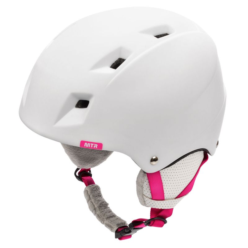 Meteor Kiona ski helmet white / pink 24850-24852