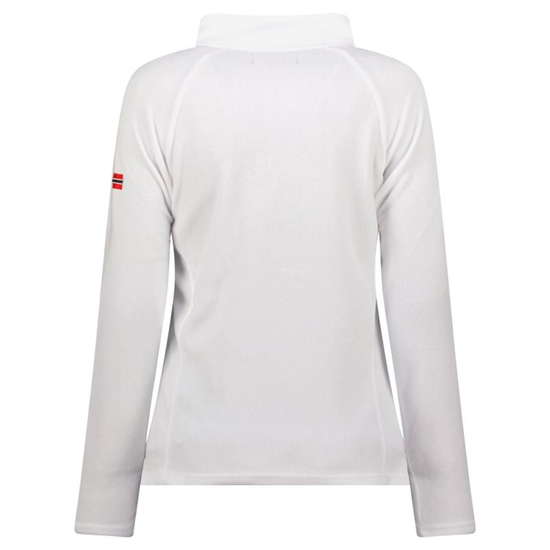 Geographical Norway TUG FZ WHITE DB LADY 268 Women’s Fleece Jacket (WA1726F/GN-WHITE)
