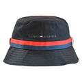 Tommy Hilfiger Established Tape Bucket Hat Black - AM0AM08271-0GJ Odzież/Czapki/Czapki z daszkiem Your Sports Performance