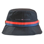 Tommy Hilfiger Established Tape Bucket Hat Black - AM0AM08271-0GJ Odzież/Czapki/Czapki z daszkiem Your Sports Performance