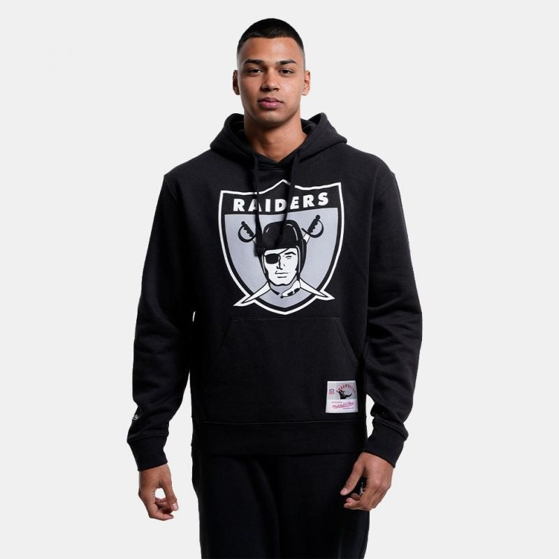 Mitchell &amp; Ness Nfl Team Logo Hoody Oakland Raiders M HDSSINTL1052-ORABLCK Clothing/Lifestyle/Mitchell & Ness Your Sports Performance
