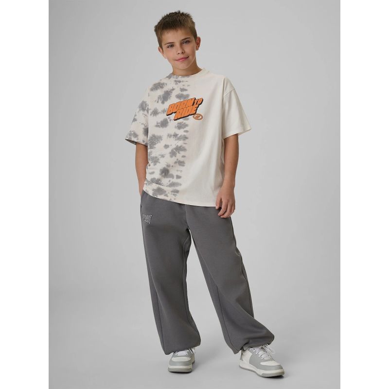 Boy's cotton T-shirt 4F 4FJRSS26TTSHM4168-91A