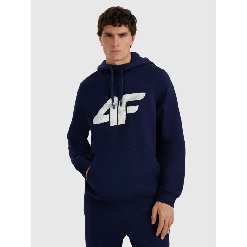 Men's sweatshirt with hood, open, 4F 4FRMM00TSWSM2477-31S 4f