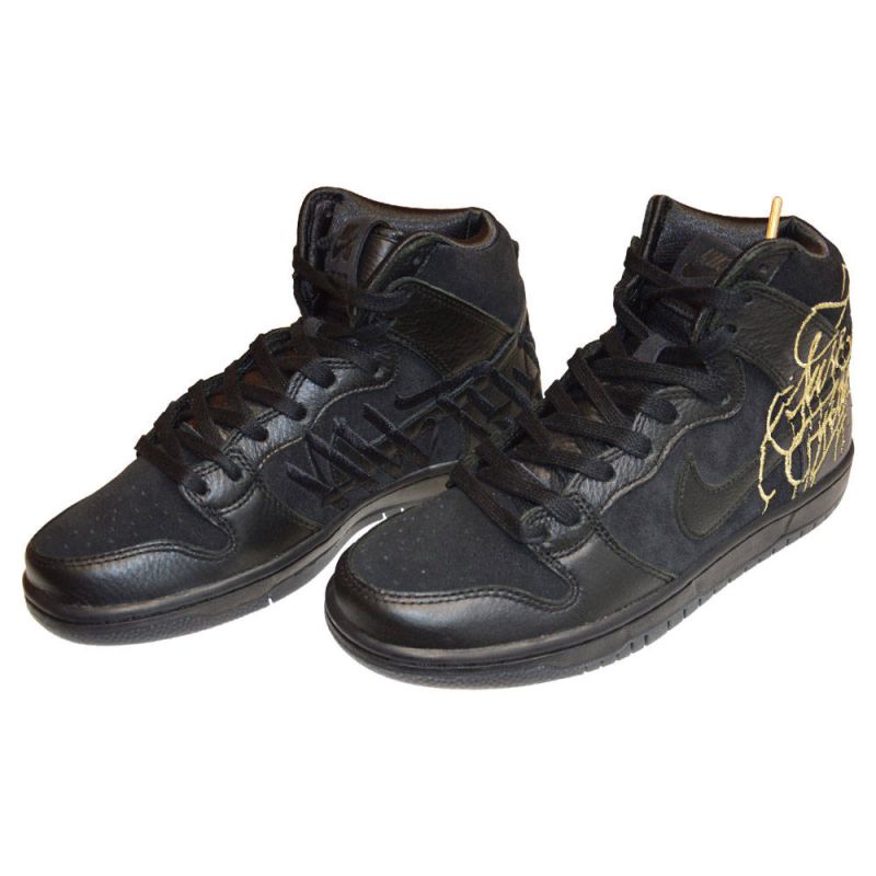 Nike SB Dunk High FAUST Men's Sports Shoes Black Gold - DH7755-001 Obuwie/Buty na co dzień Your Sports Performance