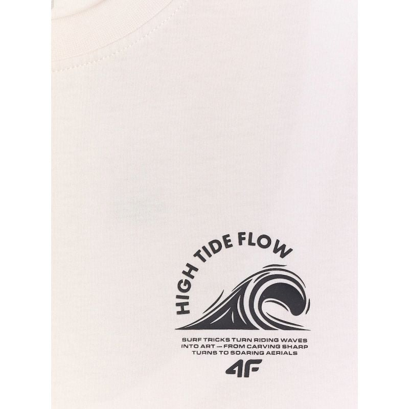 Men's relaxed sleeveless T-shirt with print 4F 4FRSS26TSLEM365-11S 4f