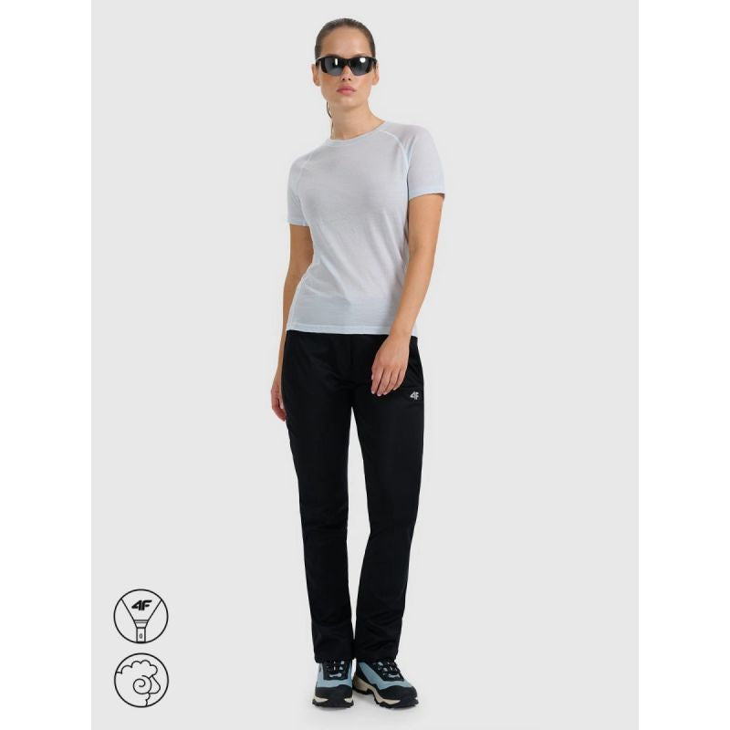 Women's Merino Wool Trekking T-shirt 4F 4FWAW25TFTSF1527-34S *Kategoria tymczasowa Your Sports Performance