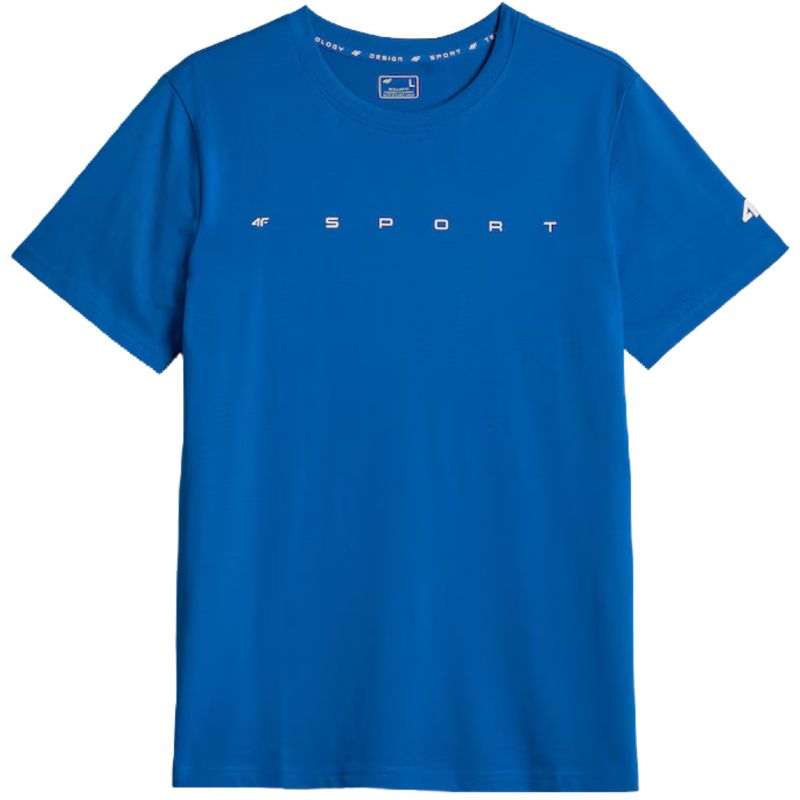 Men's 4F M3575 T-shirt blue 4FWAW26TTSHM3575 33S