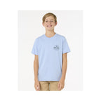 RIP CURL STAPLE TEE - BOY blue