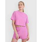 Women's crop top t-shirt 4F 4FWSS25TTSHF1977-54S *Kategoria tymczasowa Your Sports Performance