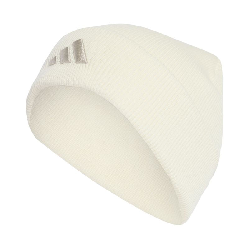 Adidas New Logo Beanie Cuff Cream JX5745 Clothing Your Sports Performance