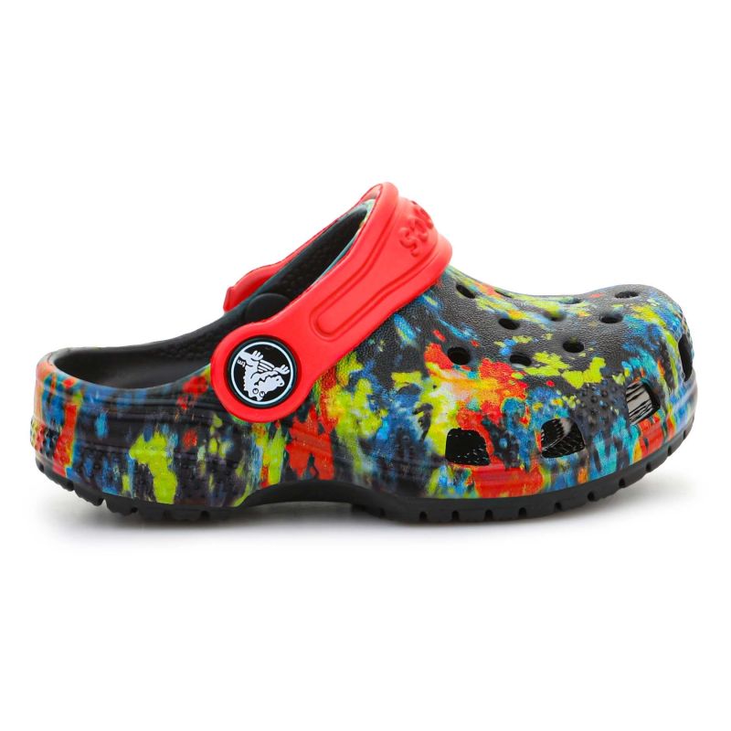 Crocs Classic Tie Dye Graphic Kids Clog T Jr 206994-4SW flip-flops