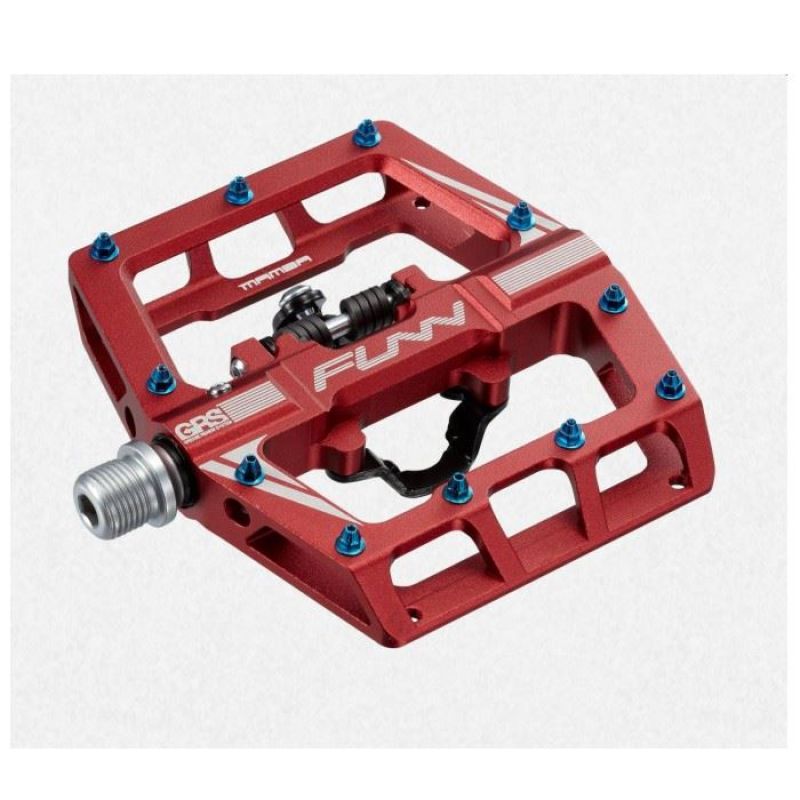 FUNN MAMBA pedals single-sided red In preparation Your Sports Performance
