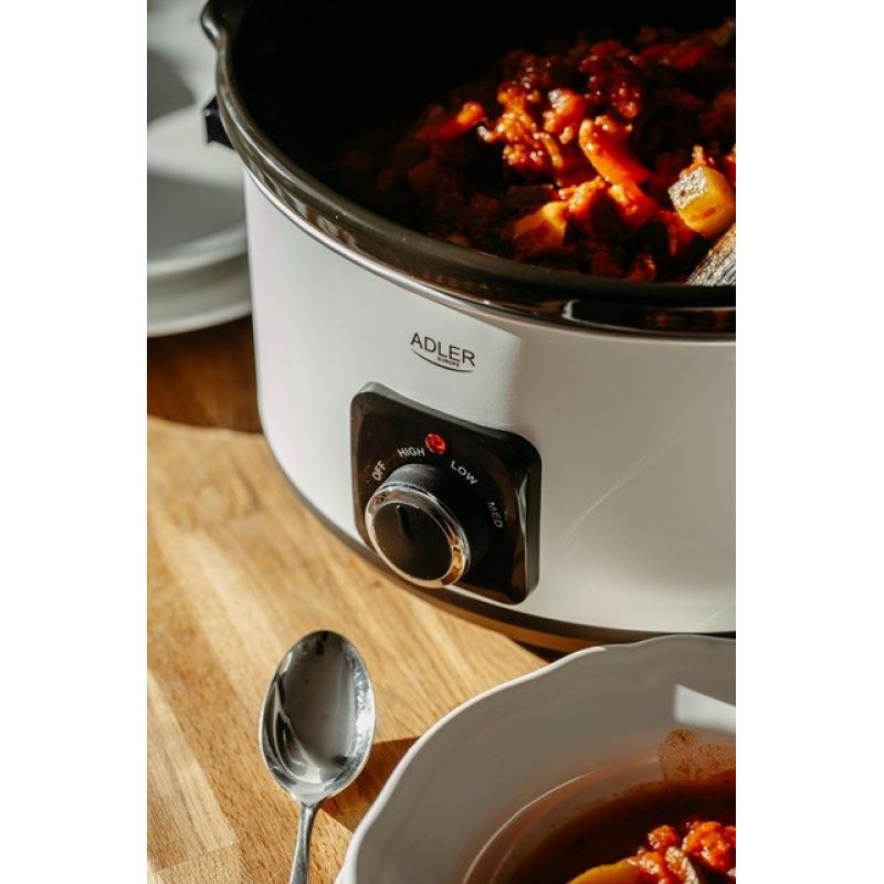 Slow cooker ADLER AD 6413w white AGD - Produkty/Wolnowary Your Sports Performance
