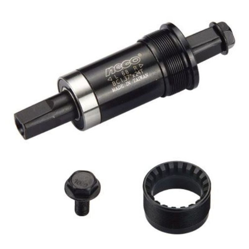 NECO Bottom Bracket Axle 73 mm 122.5 BSA ST/PL BOX In preparation Your Sports Performance