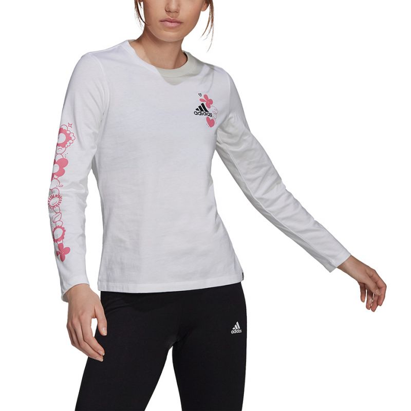 T-shirt adidas Floral Long Sleeve W H14699 Clothing/Training Adidas