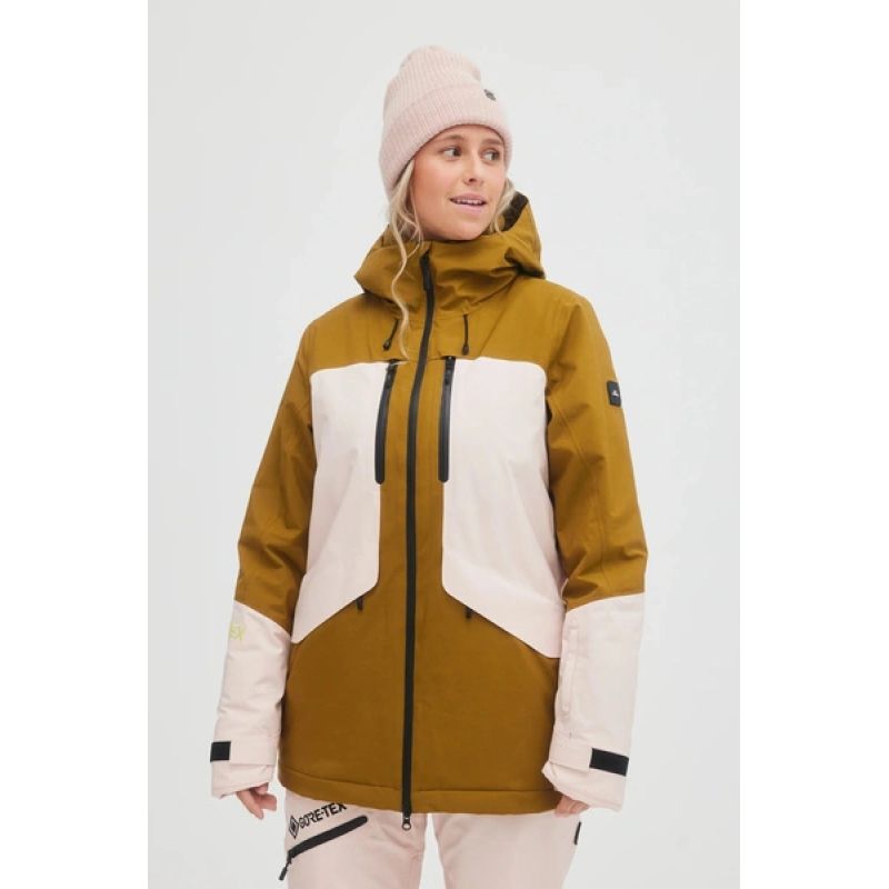 O'neill women's winter sports jacket snowboard ski GTX RECCO pink brown To be categorized Your Sports Performance