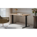 Desk with electric height adjustment MOON LONG 150x80x72-120 black/wotan Biurka/Biurka nowoczesne Your Sports Performance
