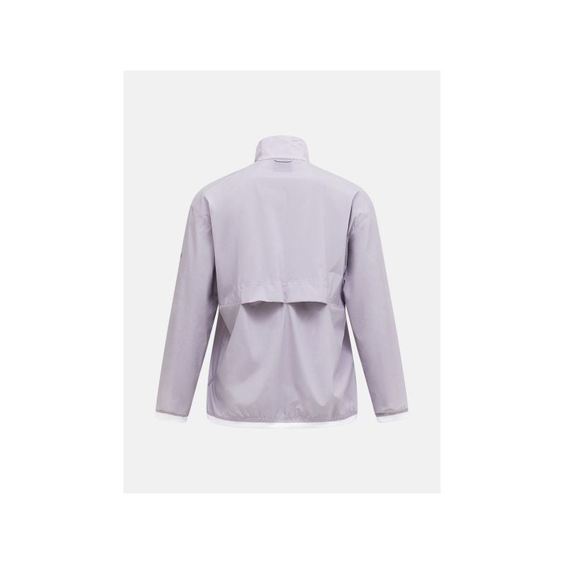 Women's PEAK PERFORMANCE W Half Zip Wind Jacket, gray