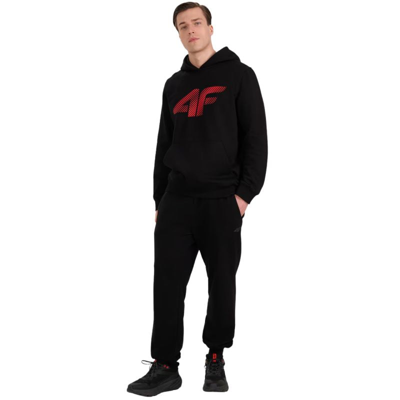 Men's sweatshirt 4F M1766 deep black 4FWMM00TSWSM1766 020S 4f
