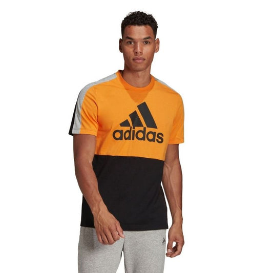 adidas Essentials Colorblock Single Jersey Tee M HE4328 Clothing/Lifestyle/T-shirts Adidas