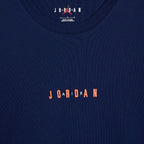 Air Jordan Jumpman Embroidered Air Crew Navy Blue Men's Sports T-Shirt - DM3182-492 AIR Jordan