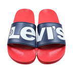 Levi's June L women's slides navy blue and red VPOL0239S-0290